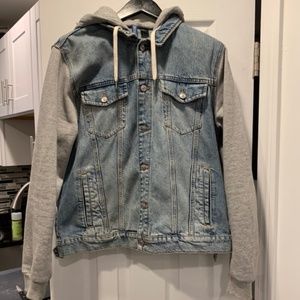 Hooded Denim Jacket
